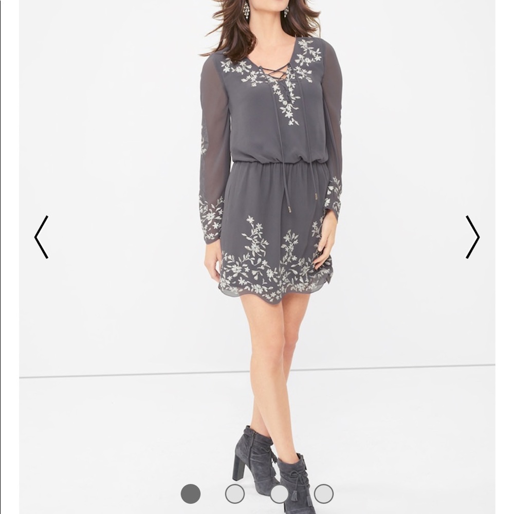 White House Black Market Boho Dress